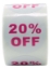 Picture of Discount Labels - 20% Off (28 Rolls - Best Value)