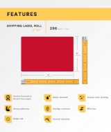 Picture of Zebra – 4 x 6 RED (8 Rolls – Best Value)
