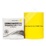 Picture of Dymo - 1744907 YELLOW Shipping Labels (8 Rolls - Best Value)