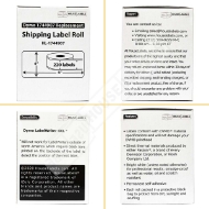 Picture of Dymo - 1744907 YELLOW Shipping Labels (8 Rolls - Best Value)