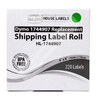 Picture of Dymo - 1744907 GREEN Shipping Labels (8 Rolls - Best Value)