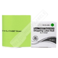 Picture of Dymo - 1744907 GREEN Shipping Labels (8 Rolls - Best Value)