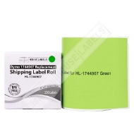 Picture of Dymo - 1744907 GREEN Shipping Labels (8 Rolls - Best Value)