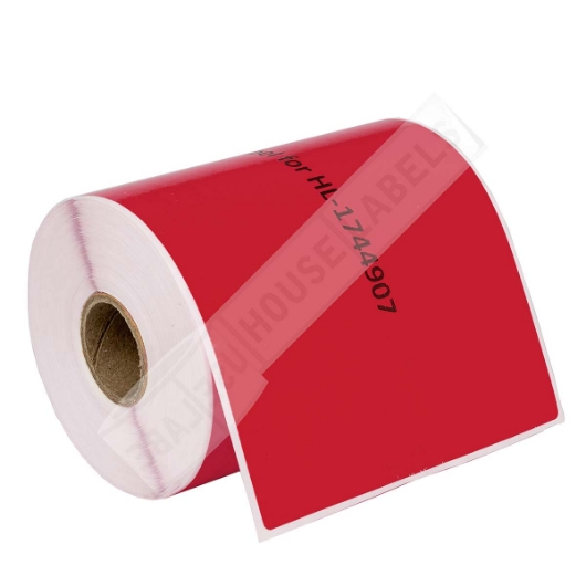 Picture of Dymo - 1744907 RED Shipping Labels (8 Rolls - Best Value)