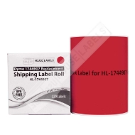 Picture of Dymo - 1744907 RED Shipping Labels (8 Rolls - Best Value)