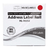 Picture of Dymo - 30252 RED Address Labels (42 Rolls - Best Value)