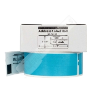 Picture of Dymo - 30252 BLUE Address Labels (25 Rolls - Best Value)