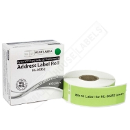 Picture of Dymo - 30252 GREEN Address Labels (25 Rolls - Best Value)