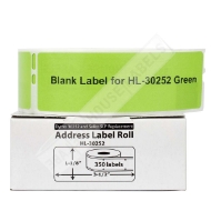 Picture of Dymo - 30252 GREEN Address Labels (25 Rolls - Best Value)