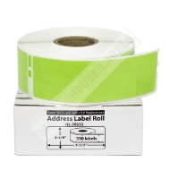 Picture of Dymo - 30252 GREEN Address Labels (42 Rolls - Best Value)