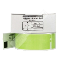 Picture of Dymo - 30252 GREEN Address Labels (42 Rolls - Best Value)