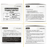 Picture of Dymo - 30256 ORANGE Shipping Labels (13 Rolls – Best Value)