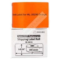 Picture of Dymo - 30256 ORANGE Shipping Labels (6 Rolls – Best Value)