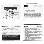 Picture of Dymo - 30256 ORANGE Shipping Labels (6 Rolls – Best Value)