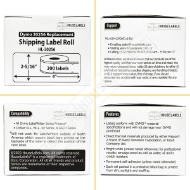 Picture of Dymo - 30256 BLUE Shipping Labels with Removable Adhesive (13 Rolls – Best Value)