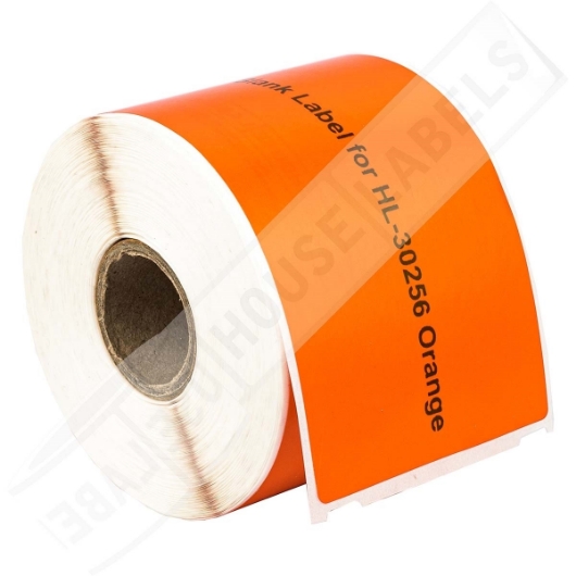 Picture of Dymo - 30256 ORANGE Shipping Labels with Removable Adhesive (6 Rolls – Best Value)