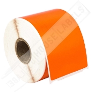 Picture of Dymo - 30256 ORANGE Shipping Labels with Removable Adhesive (6 Rolls – Best Value)