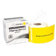 Picture of Dymo - 30256 YELLOW Shipping Labels with Removable Adhesive (13 Rolls – Best Value)