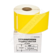 Picture of Dymo - 30256 YELLOW Shipping Labels with Removable Adhesive (6 Rolls – Best Value)