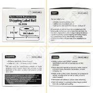 Picture of Dymo - 30256 YELLOW Shipping Labels with Removable Adhesive (6 Rolls – Best Value)