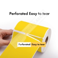 Picture of Dymo - 30256 YELLOW Shipping Labels with Removable Adhesive (6 Rolls – Best Value)