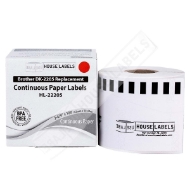 Picture of Brother DK-2205 RED (30 Rolls – Best Value)