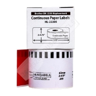 Picture of Brother DK-2205 RED (30 Rolls – Best Value)