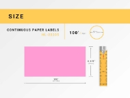 Picture of Brother DK-2005 PINK (13 Rolls – Best value)