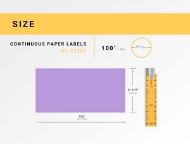 Picture of Brother DK-2205 LAVENDER (13 Rolls – Best Value)