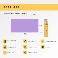Picture of Brother DK-2205 LAVENDER (13 Rolls – Best Value)