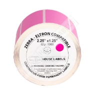 Picture of Zebra - 2.25x1.25 PINK (32 Rolls -  BEST VALUE)