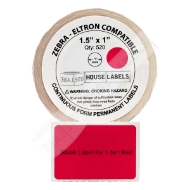 Picture of Zebra – 1.5 x 1 RED (36 Rolls – Best Value)