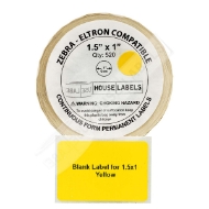 Picture of Zebra – 1.5 x 1 YELLOW (36 Rolls – Best Value)