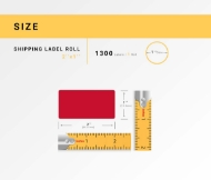 Picture of Zebra – 2 x 1 RED (32 Rolls – Best Value)