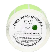 Picture of Zebra – 2 x 1 GREEN (9 Rolls – Best Value)