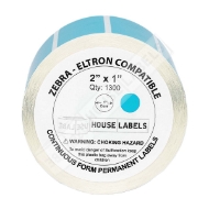 Picture of Zebra – 2 x 1 BLUE (9Rolls – Best Value)