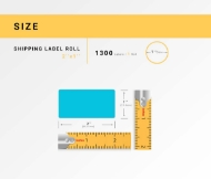 Picture of Zebra – 2 x 1 BLUE (32 Rolls – Best Value)