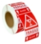Picture of Pre-Printed 3x5 Fragile GLASS This Way Up Labels
