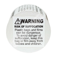 Picture of Pre-Printed 2x2 FBA Approved Suffocation Warning Labels