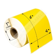 Picture of Zebra – 4 x 6 YELLOW (8 Rolls – Best Value)