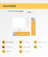 Picture of Brother DK-1220 (25 Rolls + Reusable Cartridge – Best Value)