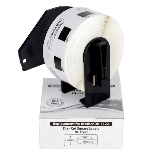 Picture of Brother DK-1221 (25 Rolls + Reusable Cartridge – Best Value)