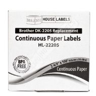 Picture of Brother DK-2205 (30 Rolls + Reusable Cartridge– Best Value)