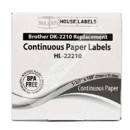 Picture of Brother DK-2210 (25 Rolls + Reusable Cartridge– Best Value)