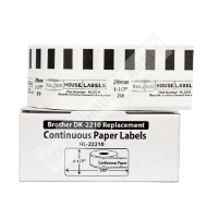 Picture of Brother DK-2210 (25 Rolls + Reusable Cartridge– Best Value)