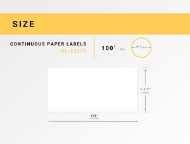 Picture of Brother DK-2210 (25 Rolls + Reusable Cartridge– Best Value)