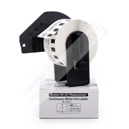 Picture of Brother DK-2211 (27 Rolls + Reusable Cartridge - Best Value)