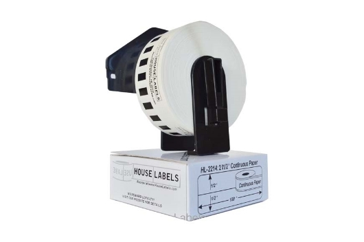 Picture of Brother DK-2214 (25 Rolls + Reusable Cartridge – Best Value)