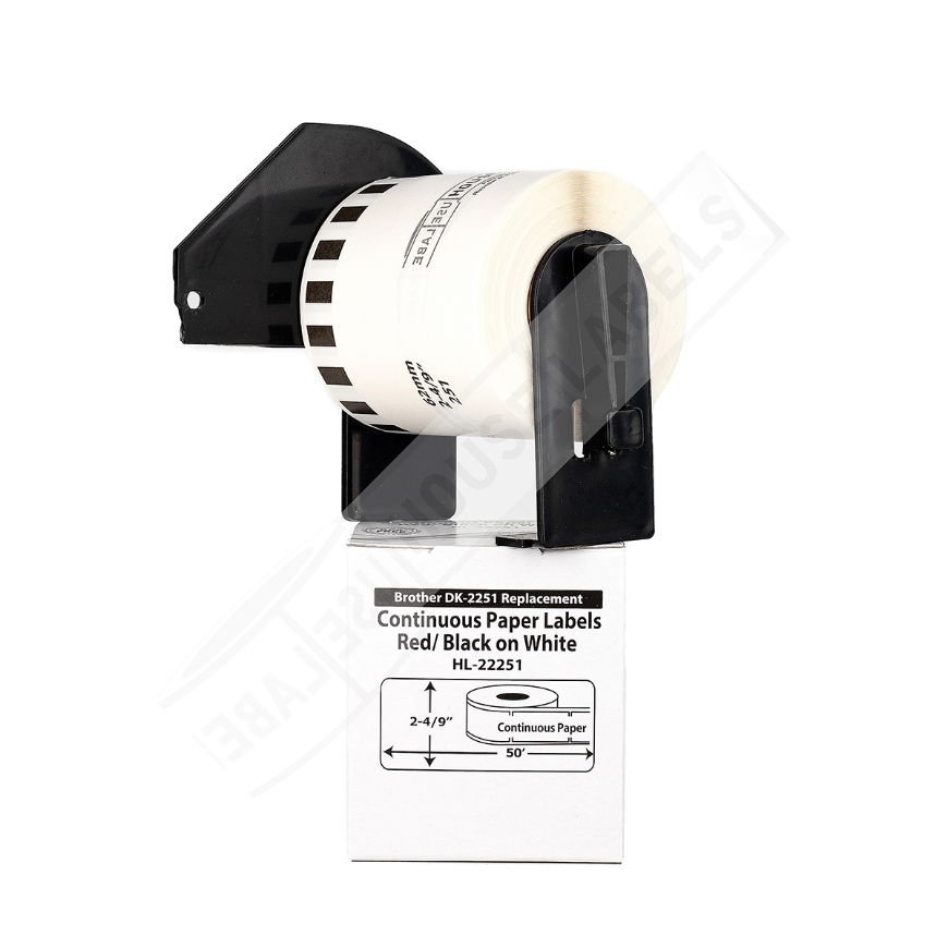 Picture of Brother DK-2251 (9 rolls + Reusable Cartridge - Best Value)