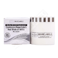 Picture of Brother DK-2251 (9 rolls + Reusable Cartridge - Best Value)